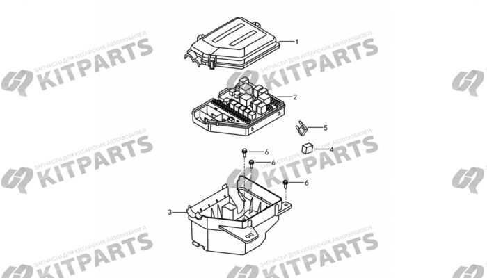 Блок предохранителей моторного отсека Dong Feng