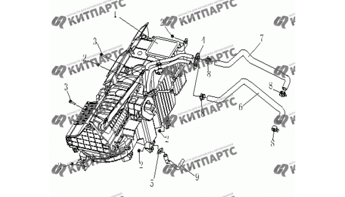 Отопитель Geely